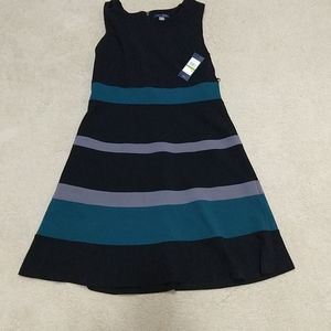 BOGO. NWT Tommy Hilfiger Black Striped Dress
